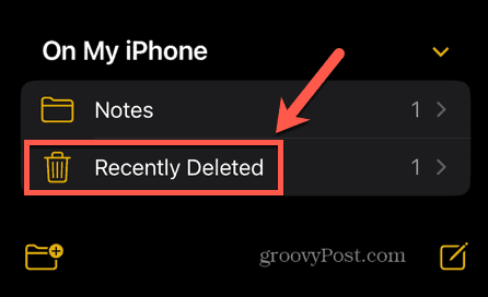iphone a șters recent notele