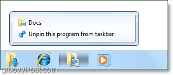 folderele multiplicate fixate pe bara de activități Windows 7