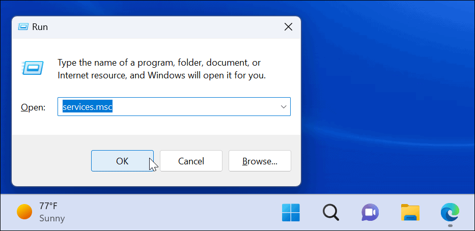 Bara de căutare Windows 11 nu funcționează