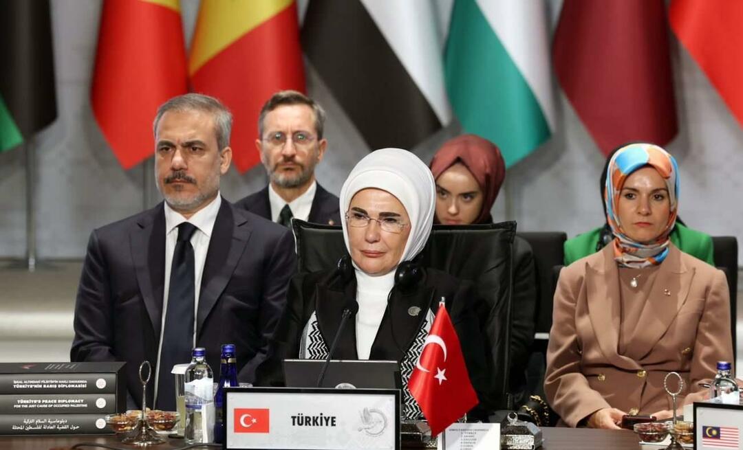 Prima Doamnă Erdogan: „Suntem obligați să facem mai mult decât să vărsăm lacrimi pentru a opri masacrul”