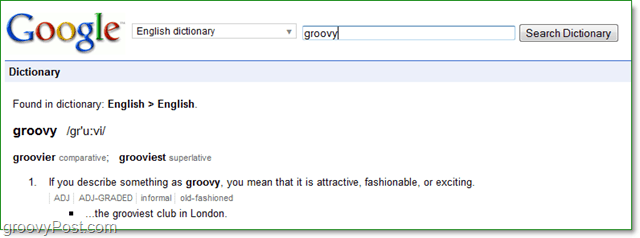 căutați-vă cuvintele dure folosind dicționarul Google