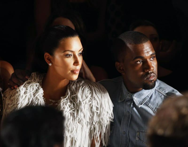 Kim Kardashına și soția Kanye West