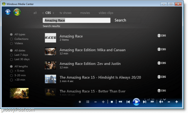 Windows 7 Media Center - cum să vă pregătiți pentru emisiunile dvs. preferate