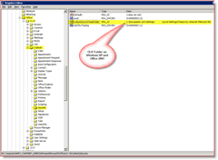 Locația folderului OLK în Outlook 2003 și Windows XP