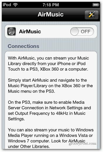 Comutator AirMusic