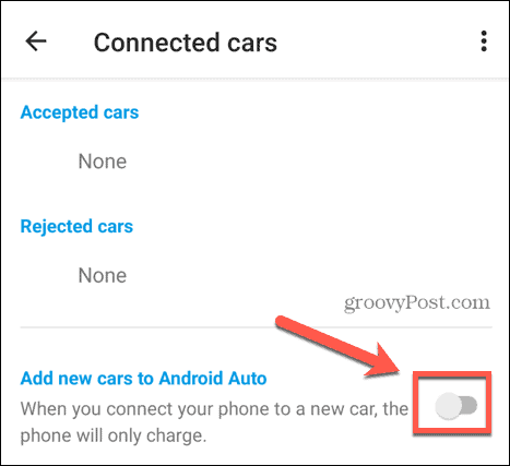 Android auto adaugă automat mașină nouă