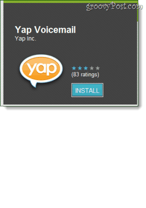 Yap Voicemail de pe piața Android