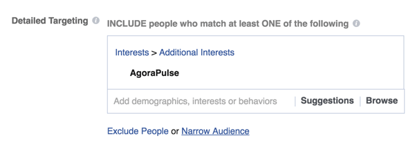Puteți direcționa anunțurile dvs. Facebook către persoanele interesate de o anumită companie.