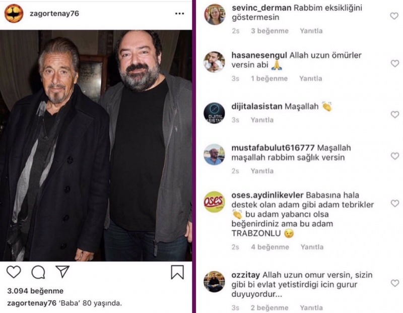 Nevzat Aydın, fondatorul lui Yemek Sepeti, a împărtășit lui Al Pacino! Social media confuză