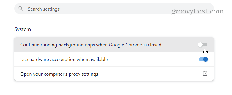 aplicații de fundal chrome