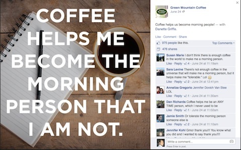 imagine de cafea verde de munte instagram