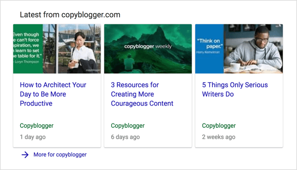 Când aveți conținut puternic și de calitate pe site-ul dvs., blog și canale sociale, conținutul dvs. va domina rezultatele anterioare ale paginilor cu rezultatele căutării. 
