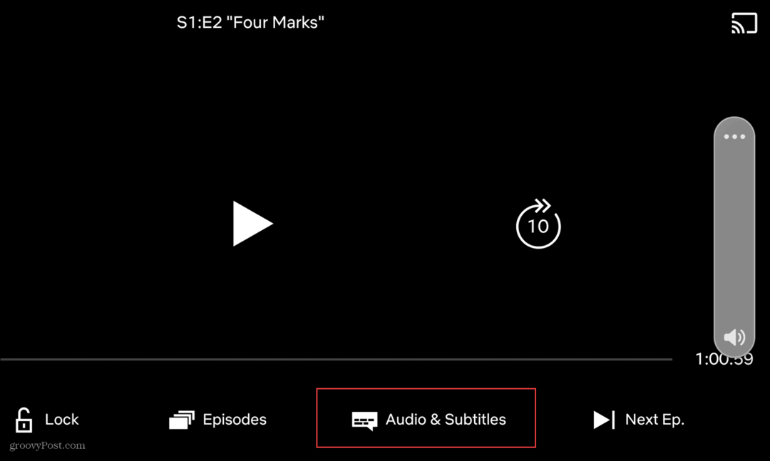 audio și subtitrări netflix mobil