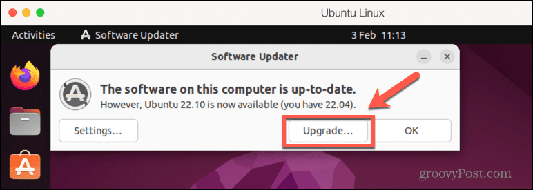 software de upgrade linux