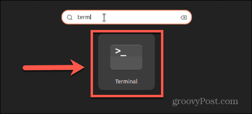 aplicația terminal ubuntu