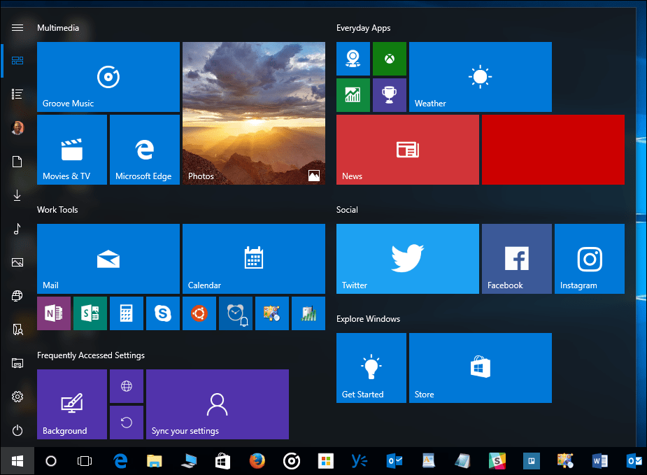 Sfat pentru Windows 10: Cum să ascundeți coloana Toate aplicațiile din meniul Start (Windows 10 Creators Update)