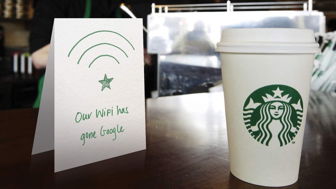 Serviciul WiFi Starbucks primește o sacadare