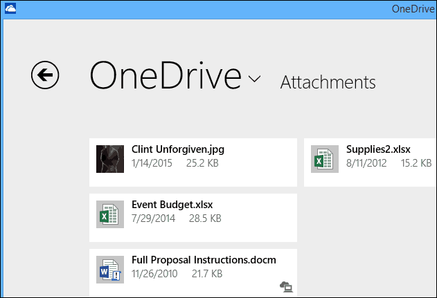Posibilitatea de a salva atașările Outlook.com la OneDrive Official Today
