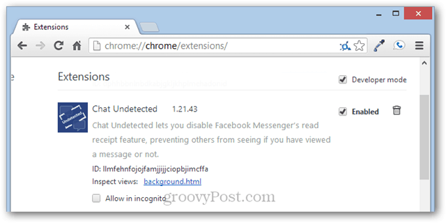 eliminați chat-ul nedetectat de pe Chrome