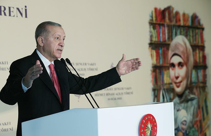 Președintele Erdoğan a vorbit la deschiderea Fundației Şule Yüksel Şenler