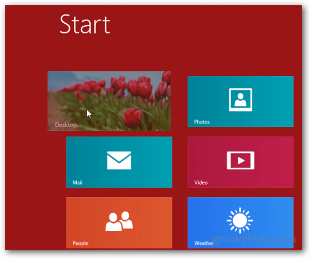 Faceți ca Windows 8 să pornească drept pe desktop