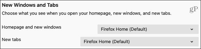 Firefox Windows și file noi