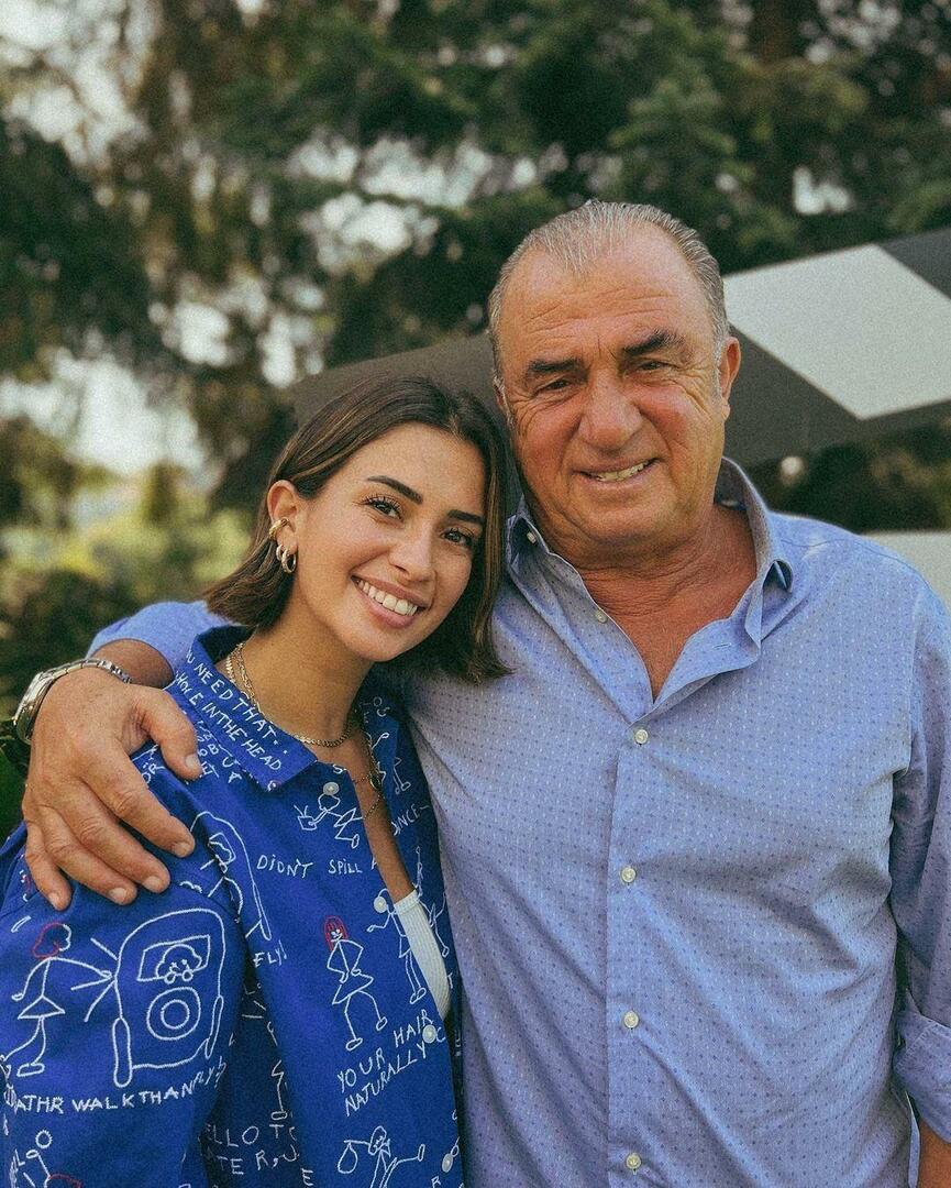 Fatih Terim și fiica sa Buse Terim
