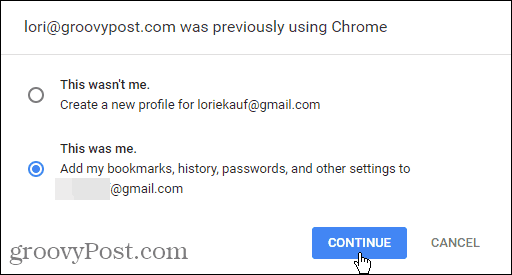 E-mailul folosea anterior Chrome