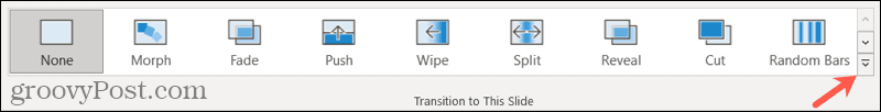 Tranziții de diapozitive în PowerPoint