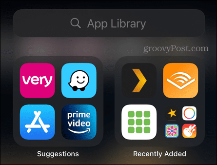 biblioteca de aplicații pentru iPhone
