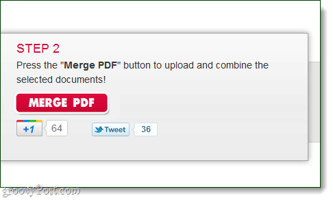buton de îmbinare PDF merge