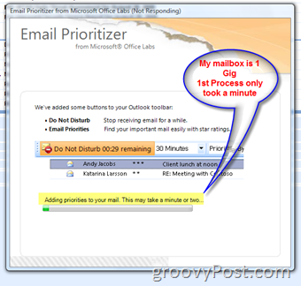 Cum să vă organizați căsuța de e-mail cu noul Add-in de prioritizare de e-mail pentru Microsoft Outlook:: groovyPost.com