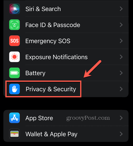 confidențialitate și securitate iOS