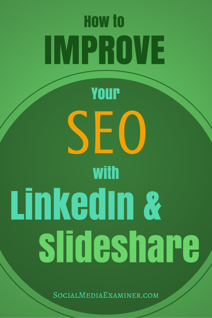 boost seo cu linkedin și slideshare