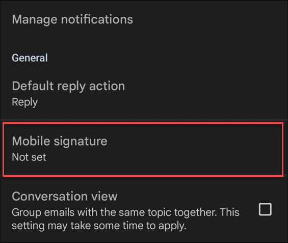 schimba semnatura pe gmail