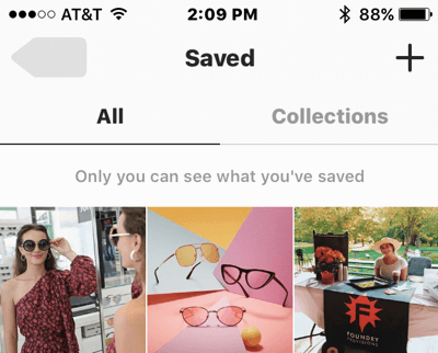 Dacă salvați o postare Instagram fără a o adăuga la o colecție, veți găsi postarea în fila Toate a postărilor salvate.