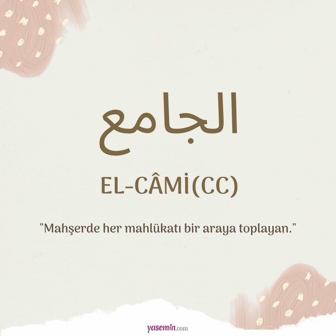 Ce înseamnă Al-Cami (c.c)?
