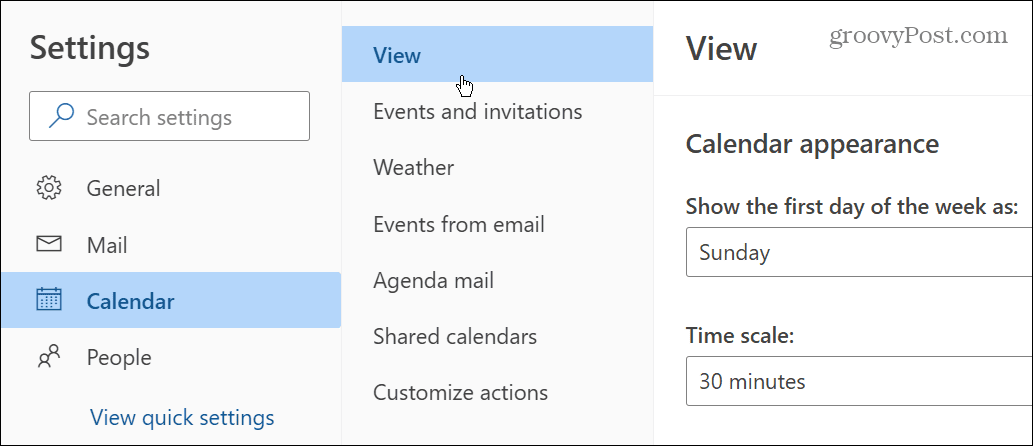 Schimbați fusul orar în Microsoft Outlook
