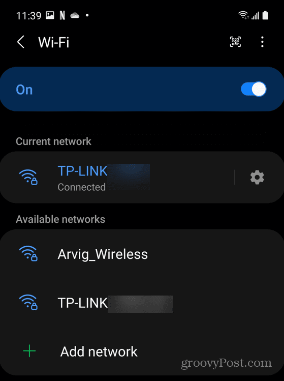 Conectivitate la rețea Wi-Fi