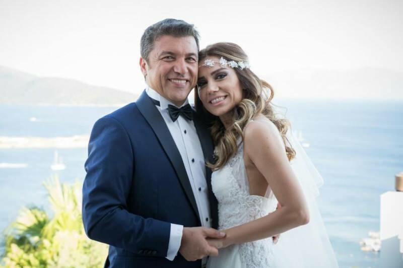 Fotografia de nuntă a lui Ismail Küçükkaya și a fostei sale soții Eda Demirci