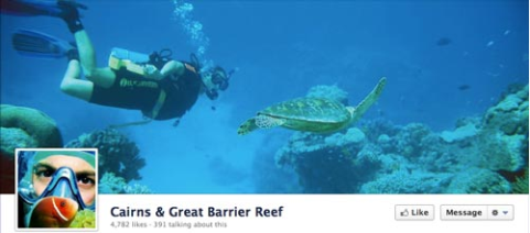 cairns mare barieră recif fotografie copertă