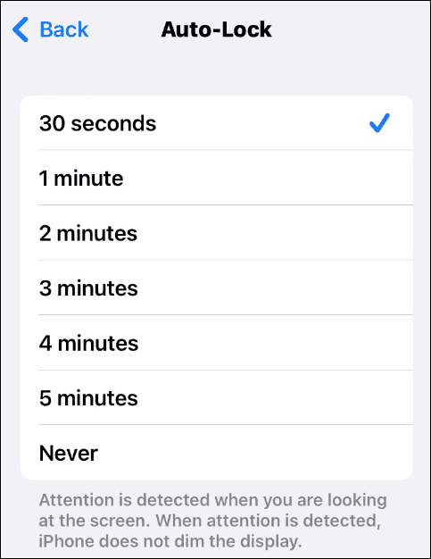 Modificați timpul de expirare a ecranului pe iPhone