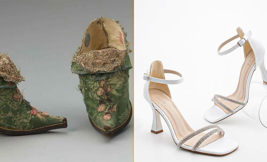 Modele de pantofi din trecut până în prezent!