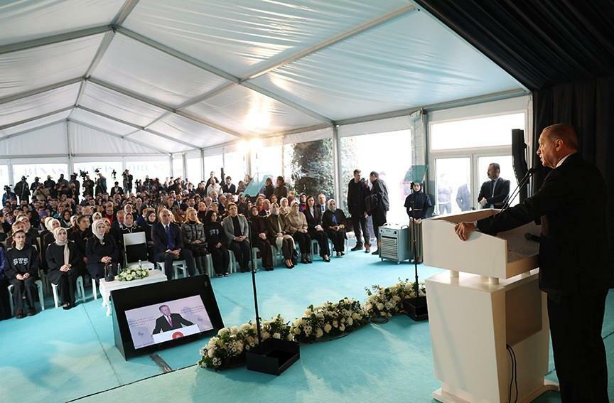 Președintele Erdoğan a vorbit la deschiderea Fundației Şule Yüksel Şenler