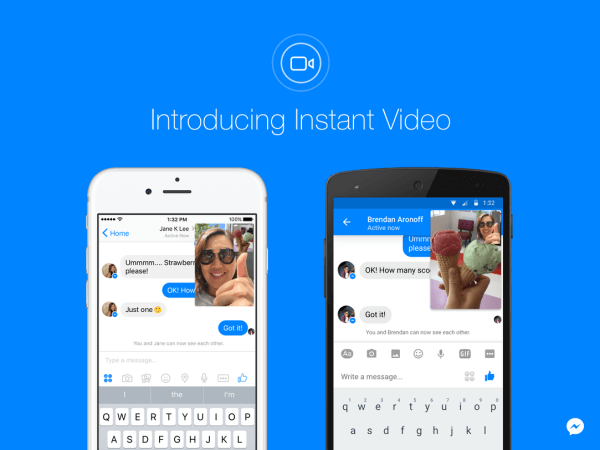 video instant messenger pe facebook