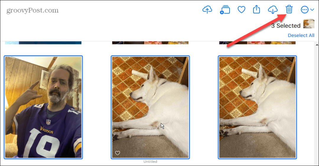 Cum să ștergeți fotografii de pe iCloud