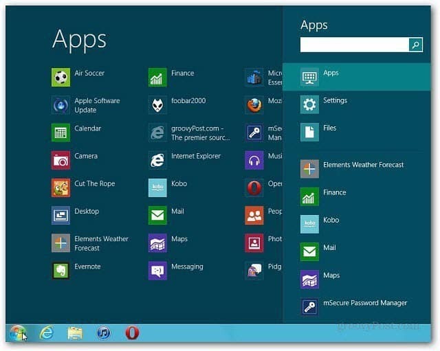 Windows 8: Obțineți meniul Start înapoi pe desktop
