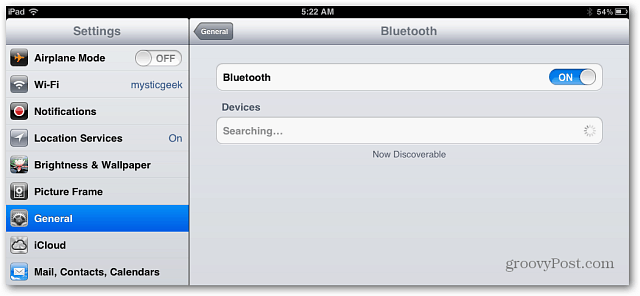 Conectați o tastatură Bluetooth la iPad