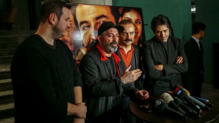 Cem Yılmaz și Șahan Gökbakar la premiera filmului lui Yılmaz Erdoğan!