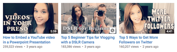 Creați conținut valoros pentru vlogurile dvs. și apoi folosiți-le pentru a vă prezenta expertiza.